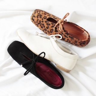 Leopar Meri Kadın Süet Babet