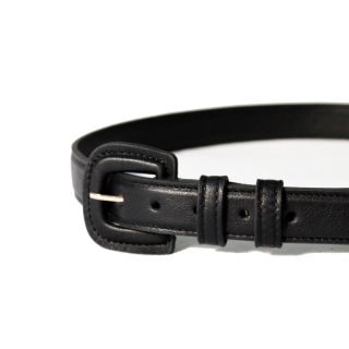 Black Misis Women's Leather Belt