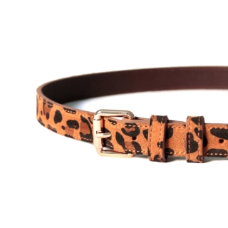 Leopard Savana Women's Suede Belt