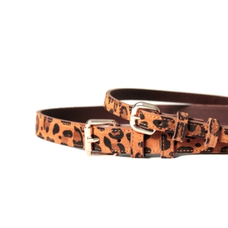 Leopard Savana Women's Suede Belt