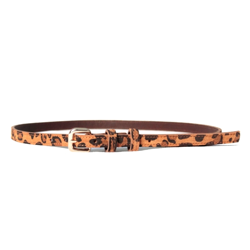 Leopard Savana Women's Suede Belt