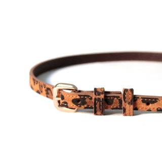 Leopard Savana Women's Suede Belt