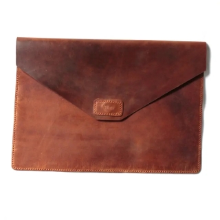 Handmade Leather Laptop Sleeve | Personalized Genuine Leather