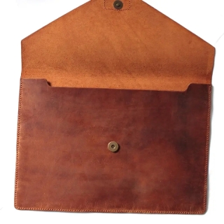 Handmade Leather Laptop Sleeve | Personalized Genuine Leather