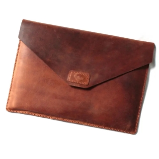 Handmade Leather Laptop Sleeve | Personalized Genuine Leather