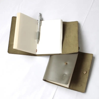 Personalized Leather A5 Notebook | Handmade Custom Design