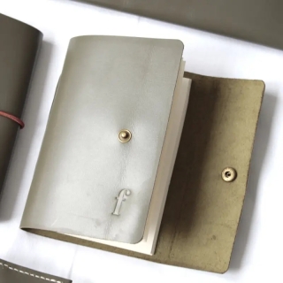 Personalized Leather A5 Notebook | Handmade Custom Design