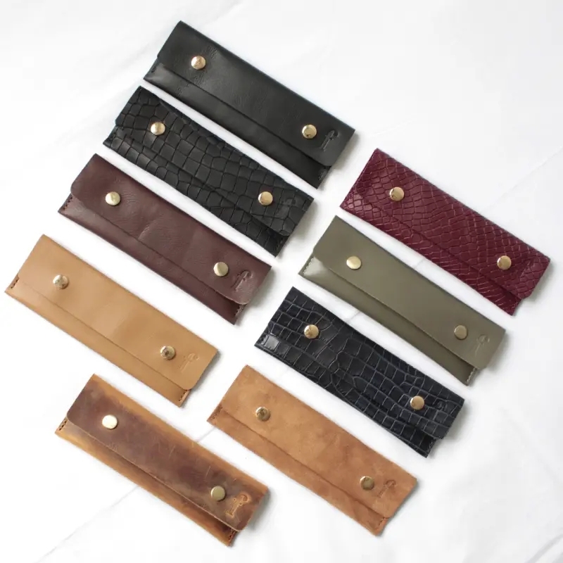 Personalized Leather Pencil Case | Handmade Custom Design