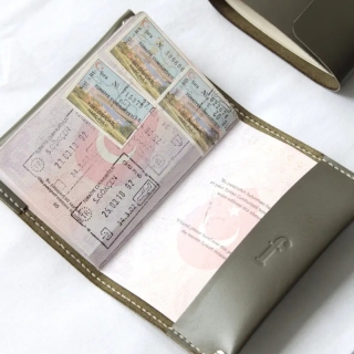 Personalized Leather Passport Cover | Handmade Custom Design