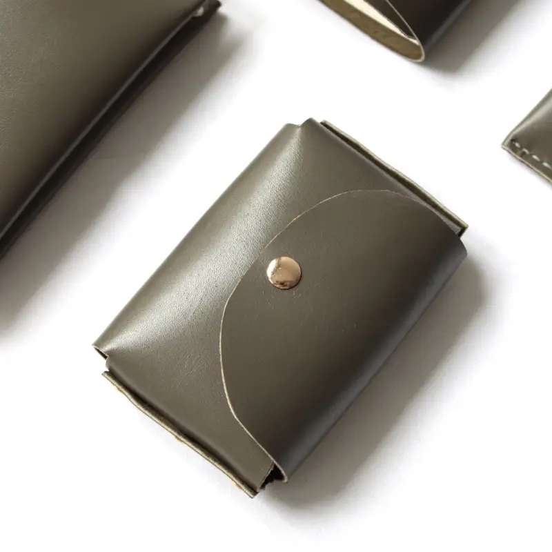 Handmade Leather Card Holder | Minimalist Slim Design