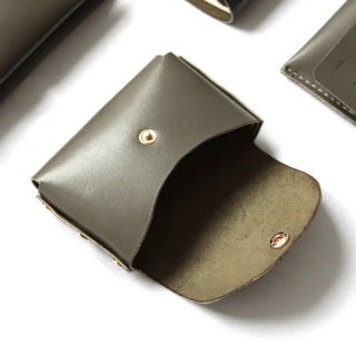 Handmade Leather Card Holder | Minimalist Slim Design