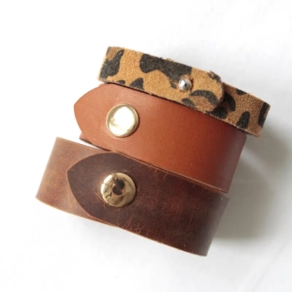 Genuine Leather Bracelet | Stylish & Durable Handmade Design