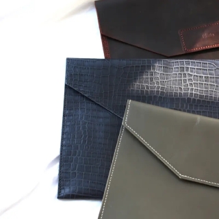 Handmade Leather Laptop Sleeve | Personalized Genuine Leather