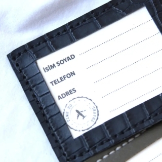 Leather Travel Set | Passport Holder & Luggage Tag