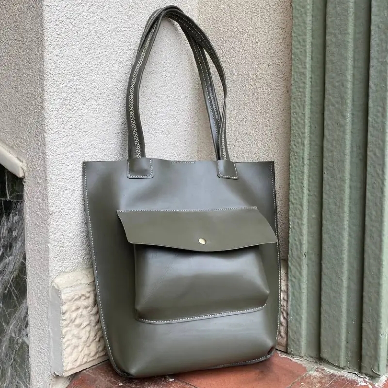 Genuine Leather Shoulder Bag | Elegant & Durable