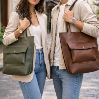 Genuine Leather Shoulder Bag | Elegant & Durable