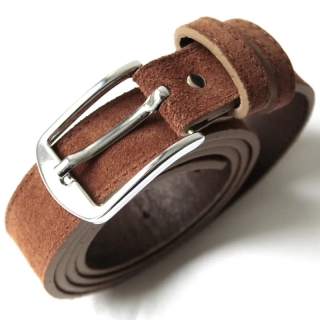 Brown Derbent Men's Suede Belt