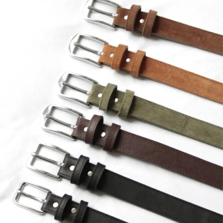 Brown Derbent Men's Suede Belt