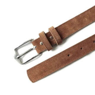 Brown Derbent Men's Suede Belt