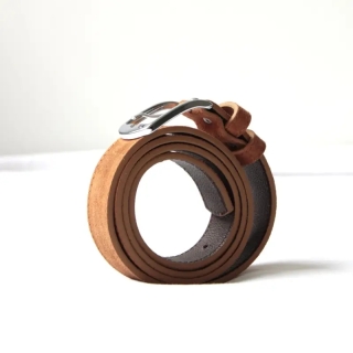 Tan Derbent Men's Suede Belt
