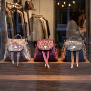 Mini Leather Pouch Bag | Handmade Chain Strap Leather Bag