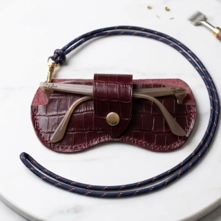 Handmade Leather Glasses Case | Personalized Genuine Leather